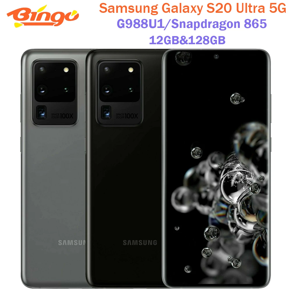 Разблокированный телефон Samsung Galaxy S20 128 ГБ ROM G988U1 Snapdragon 865 восемь ядер 6 9 дюйма