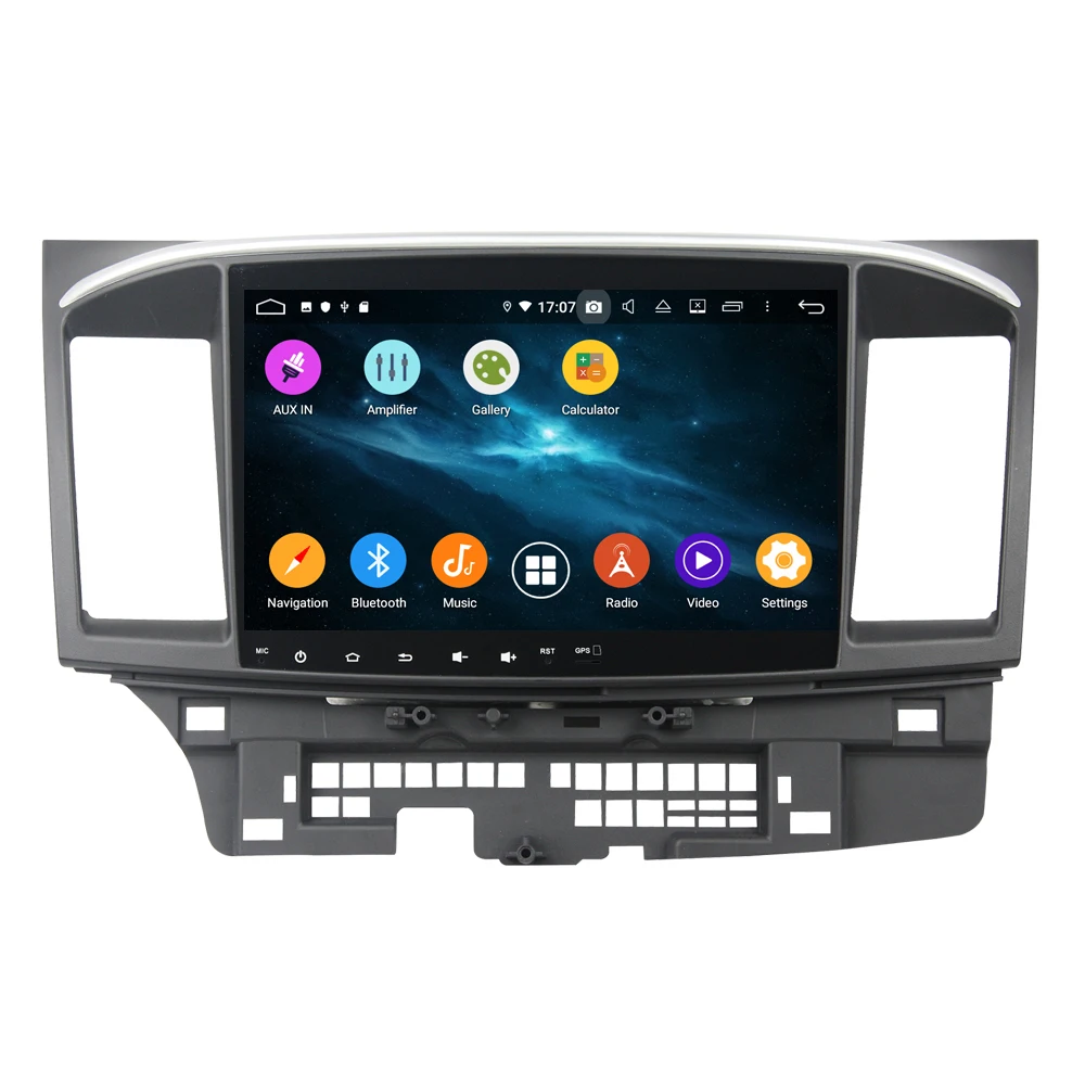 Best Android 9 8 Core With DSP For Mitsubishi LANCER 2015 Car radio video player Multimedia GPS navigation accessories No dvd 2 din 1