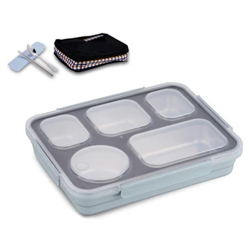Lunch Box Set Thermal Bento Box With Tableware Eco-Friendly Food Container Separate Compartments Leakproof Food Is Not Mixed 
Lunch Box Set Thermal Bento Box With Tableware Eco-Friendly Food Container Separate Compartments Leakproof Food Is Not Mixed