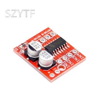 2-way DC motor speed control module reversing double H-bridge PWM stepping motor super mini L298N
2-way DC motor speed control module reversing double H-bridge PWM stepping motor super mini L298N