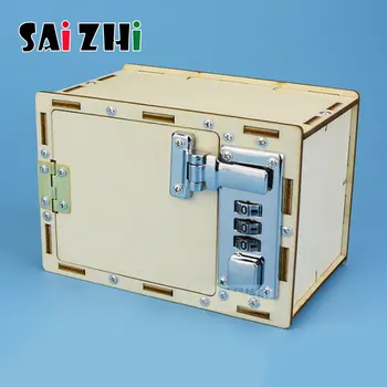 Saizhi Password Box DIY Kids Science School Projects Experiment Kits Boy Physic Fun Toy Invention innovation STEM Education
Saizhi Password Box DIY Kids Science School Projects Experiment Kits Boy Physic Fun Toy Invention innovation STEM Education