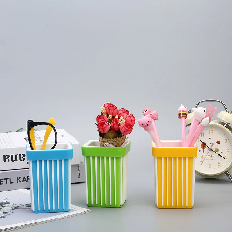 Multi-function Creative Square Pen Holder Desktop Storage Basket Box Double Layer Pen Pencil Stand Stationery Holder Organizer
Multi-function Creative Square Pen Holder Desktop Storage Basket Box Double Layer Pen Pencil Stand Stationery Holder Organizer