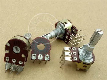 Original new 100% DY audio amplifier volume potentiometer 16 Type double encoder with step 48 points 25mm flower shaft (SWITCH)
Original new 100% DY audio amplifier volume potentiometer 16 Type double encoder with step 48 points 25mm flower shaft (SWITCH)