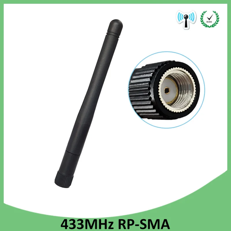 5pcs 433MHz antenna 3dbi RP-SMA Connector 433 mhz antena rubber antenne for wireless watermeter Gasmeter Lorawan Emeter
5pcs 433MHz antenna 3dbi RP-SMA Connector 433 mhz antena rubber antenne for wireless watermeter Gasmeter Lorawan Emeter