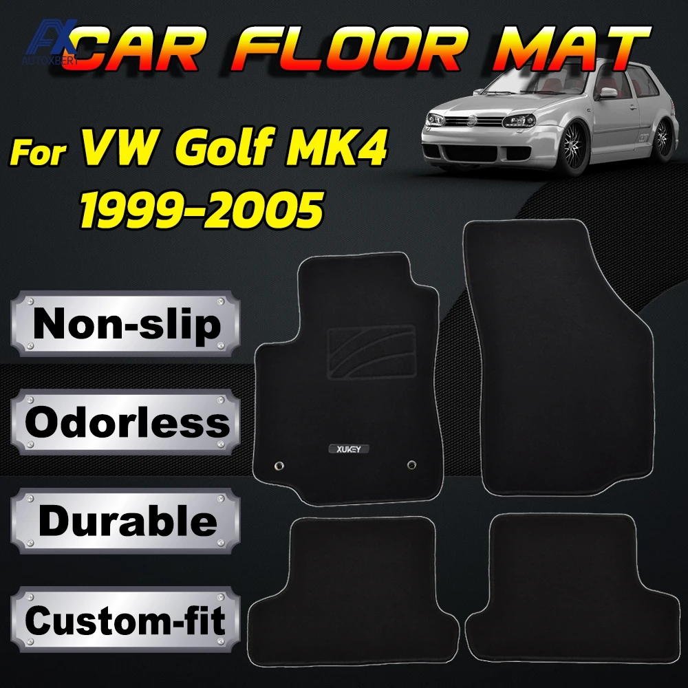 Car Floor Mat Mats For VW Golf MK4 MK4 1999 - 2005 Nylon Black Carpet Liner Front Rear Interior 2000 2001 2002 2003 2004
Car Floor Mat Mats For VW Golf MK4 MK4 1999 - 2005 Nylon Black Carpet Liner Front Rear Interior 2000 2001 2002 2003 2004