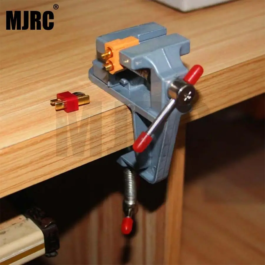 Model Tool Aluminum Alloy Mini Vice Clamp for T-plug/TRX/XT90/XT60-plug Welding DIY Tool Spare Miniature vise table
Model Tool Aluminum Alloy Mini Vice Clamp for T-plug/TRX/XT90/XT60-plug Welding DIY Tool Spare Miniature vise table