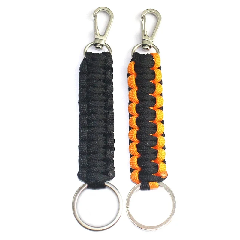 Outdoor Camping Parachute Cord Carabiner Swivel Buckle Emergency Survival Kit Key Chain Multifunctional Hiking EDC Tool Q55 | Спорт и