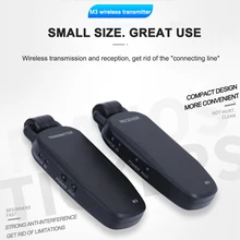 2pcs Wireless Guitar System Professional Electric Guitar Transmitter Receiver System Rechargeable Transmitter Guitar Accessories
2pcs Wireless Guitar System Professional Electric Guitar Transmitter Receiver System Rechargeable Transmitter Guitar Accessories