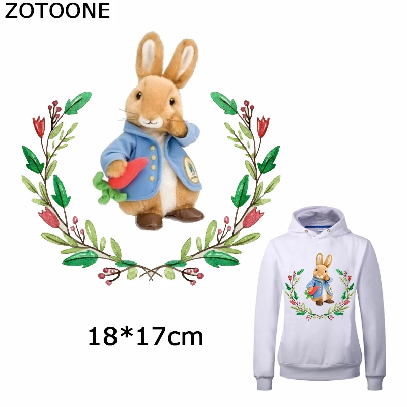 ZOTOONE Cartoon Animals Heat Transfer Patch Cute Rabbits Iron on Patches for Clothes Diy Beaded Applique for Clothes Decorations
ZOTOONE Cartoon Animals Heat Transfer Patch Cute Rabbits Iron on Patches for Clothes Diy Beaded Applique for Clothes Decorations