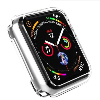 New Transparent TPU Soft Case Thin Shell Frame Protector For iwatch Apple Watch Series 4 40mm 44mm Back Bumper Cover Protection
New Transparent TPU Soft Case Thin Shell Frame Protector For iwatch Apple Watch Series 4 40mm 44mm Back Bumper Cover Protection