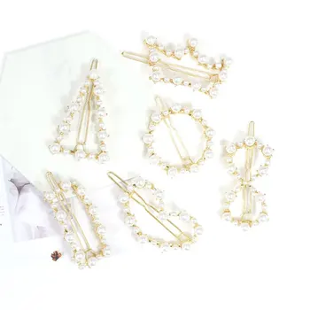 6pcs Hair Clips Decorative Simple Fresh Fashion Pearl Hair Accessories Hair Pins Hair Barrettes for Girls 
6pcs Hair Clips Decorative Simple Fresh Fashion Pearl Hair Accessories Hair Pins Hair Barrettes for Girls