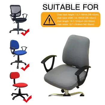 1PCS Computer Chair Cover Stretchable Split Armchair Cover Polyester Solid Color Seat Cover For Home Office
1PCS Computer Chair Cover Stretchable Split Armchair Cover Polyester Solid Color Seat Cover For Home Office