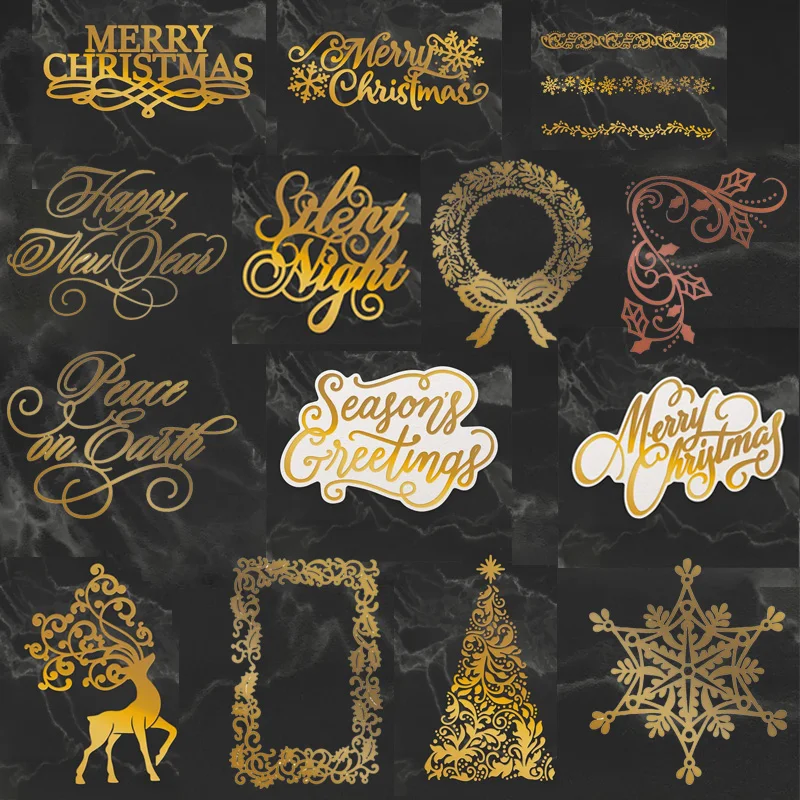 Merry Christmas Word HOT FOIL PLATE Silver Metal Cutting Dies DIY Photo Embossing Die Cut Scrapbooking Leaf Frame Stencils
Merry Christmas Word HOT FOIL PLATE Silver Metal Cutting Dies DIY Photo Embossing Die Cut Scrapbooking Leaf Frame Stencils