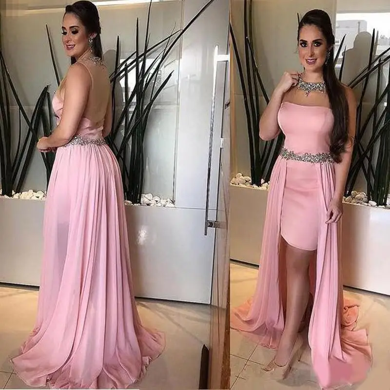 Nigerian Arabic Prom Dresses Jewel Neck Beaded Crystal Formal Evening Dresses with Detachable Sweep Train Party Evening Gowns
Nigerian Arabic Prom Dresses Jewel Neck Beaded Crystal Formal Evening Dresses with Detachable Sweep Train Party Evening Gowns