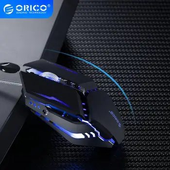 ORICO Wired Gaming Mouse 7 Button Adjustable 3200 DPI Optical LED USB Computer Mouse with 150cm braided Wire for PC Laptop Gamer
ORICO Wired Gaming Mouse 7 Button Adjustable 3200 DPI Optical LED USB Computer Mouse with 150cm braided Wire for PC Laptop Gamer