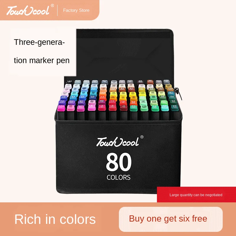 Painting Marker Genuine Double-headed Alcohol Oily Marker Set 40 Color 60 Color 80 Color Marker Pen Paint Marker Set School Pen
Painting Marker Genuine Double-headed Alcohol Oily Marker Set 40 Color 60 Color 80 Color Marker Pen Paint Marker Set School Pen