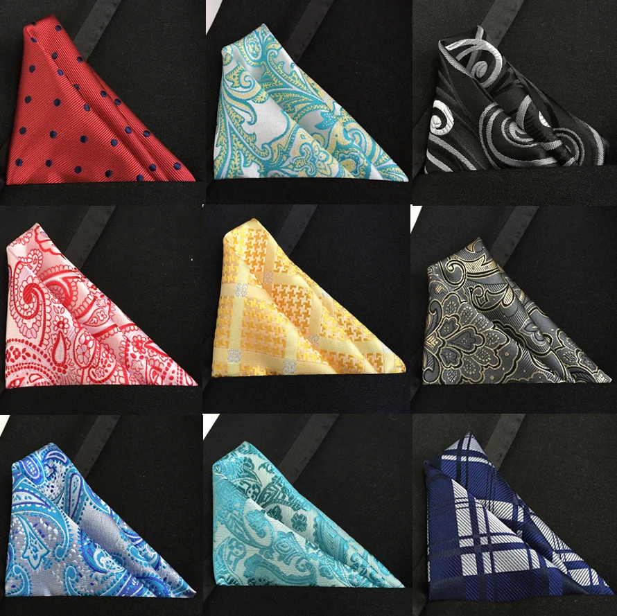 Fashion Silk Pocket Square 25*25cm Paisley Striped Floral Hanky For Man Business Wedding Blue Yellow Handerkerief Costume
Fashion Silk Pocket Square 25*25cm Paisley Striped Floral Hanky For Man Business Wedding Blue Yellow Handerkerief Costume