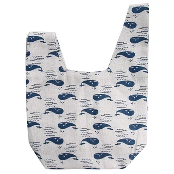 Japanese Style Women Wrist Bag Shopping Simple Knot Delicate Tote Walking Key Small Portable Linen Printed Pattern Coin Purse 
Japanese Style Women Wrist Bag Shopping Simple Knot Delicate Tote Walking Key Small Portable Linen Printed Pattern Coin Purse