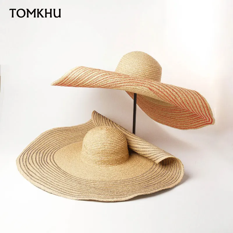 New Oversized Edge Ladies Hat Beach Laffi Straw Hat Women Summer European And American Fashion Curling Sun Hat Seaside Holiday
New Oversized Edge Ladies Hat Beach Laffi Straw Hat Women Summer European And American Fashion Curling Sun Hat Seaside Holiday
