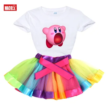 Toddler Girls Clothing Sets 2pcs Kirby Shirt + Tutu Dress Summer Baby Sets Children Birthday Little Girl Clothes Rainbow Outfits
Toddler Girls Clothing Sets 2pcs Kirby Shirt + Tutu Dress Summer Baby Sets Children Birthday Little Girl Clothes Rainbow Outfits