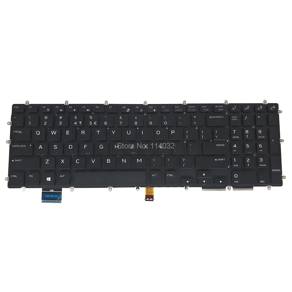 US Backlit keyboard for Dell Alienware M17 R1 M15 2019 black with light backlight no frame DPN 01PGHR 1PGHR Original KB
US Backlit keyboard for Dell Alienware M17 R1 M15 2019 black with light backlight no frame DPN 01PGHR 1PGHR Original KB