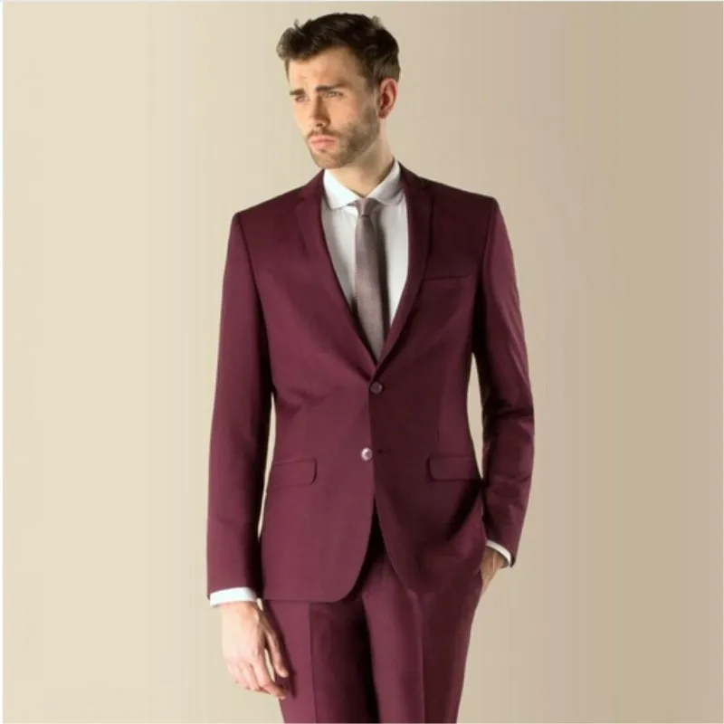 New arrival Custom Made Mens Suits Groomsmen fashion Notch Lapel Groom Tuxedos red Wedding Best Man Suit(jacket+Pants+tie) 
New arrival Custom Made Mens Suits Groomsmen fashion Notch Lapel Groom Tuxedos red Wedding Best Man Suit(jacket+Pants+tie)
