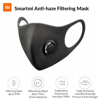 Xiaomi Reusable Sponge Mask with Breathing Valve for PM2.5 Anti-Pollution Allergy Haze Dust filtration efficiency 97%
Xiaomi Reusable Sponge Mask with Breathing Valve for PM2.5 Anti-Pollution Allergy Haze Dust filtration efficiency 97%