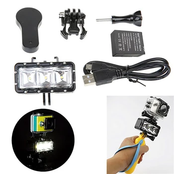 Lightweight Fill Light Waterproof LED Diving Lamp Bracket Mount Quick Release Extension for GoPro HERO 9/ 8/ 7 Osmo Action
Lightweight Fill Light Waterproof LED Diving Lamp Bracket Mount Quick Release Extension for GoPro HERO 9/ 8/ 7 Osmo Action
