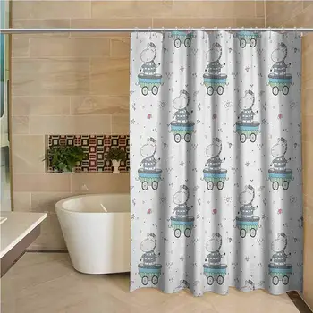 Kids 3D Printed Shower Curtain Zebra on a Stroller on a Colorful Star Gemstone Heart and Shooting Star Background Hotel Quality
Kids 3D Printed Shower Curtain Zebra on a Stroller on a Colorful Star Gemstone Heart and Shooting Star Background Hotel Quality