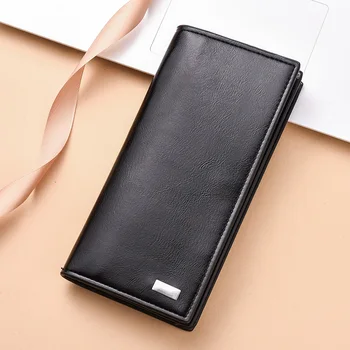Hot selling men's fashion long wallet soft leather wallet plus large capacity mobile phone bag multi-card card holder 
Hot selling men's fashion long wallet soft leather wallet plus large capacity mobile phone bag multi-card card holder