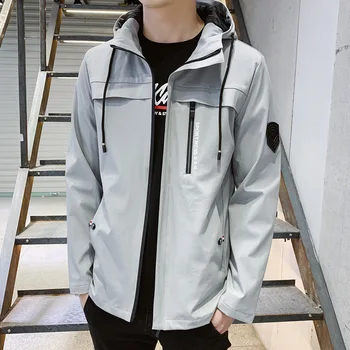 Men's jacket 2019 new Korean spring and autumn tooling tide brand spring jacket men's clothing man jackets
Men's jacket 2019 new Korean spring and autumn tooling tide brand spring jacket men's clothing man jackets