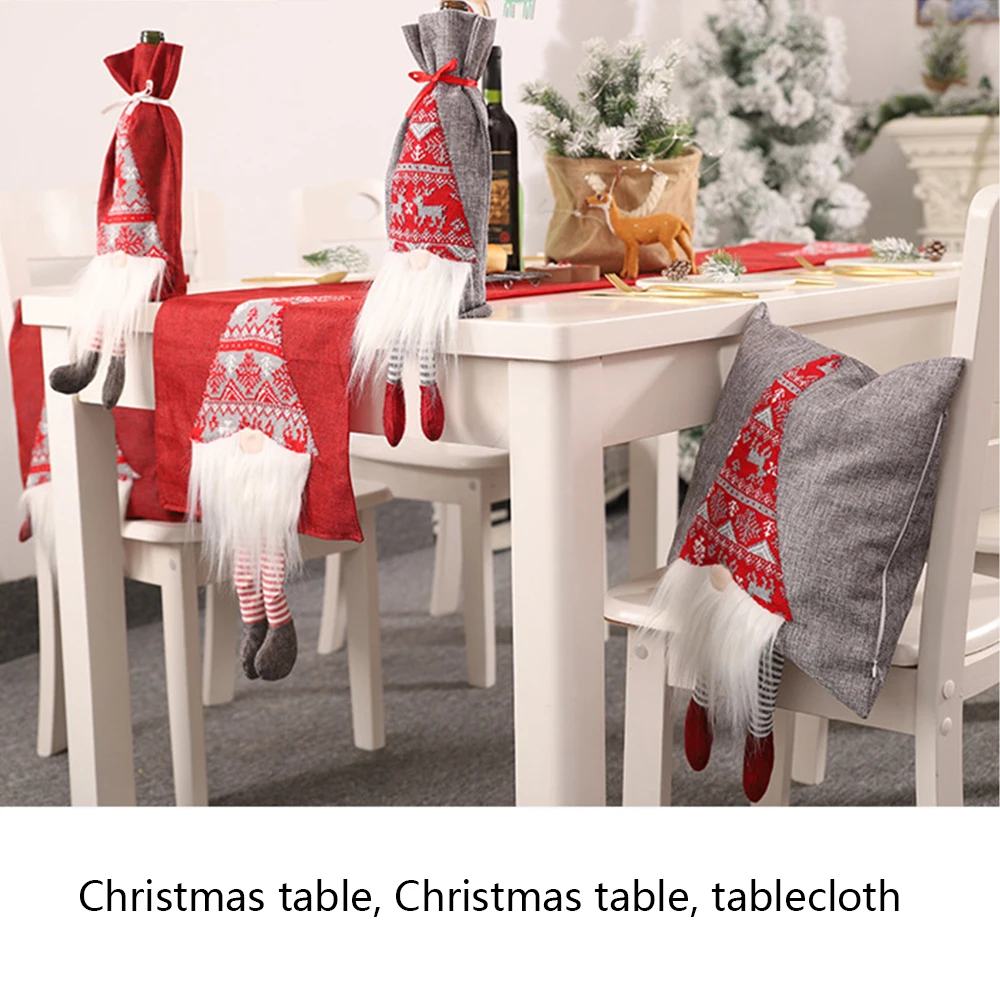 faceless doll rudolph innovative 3d santa claus table home