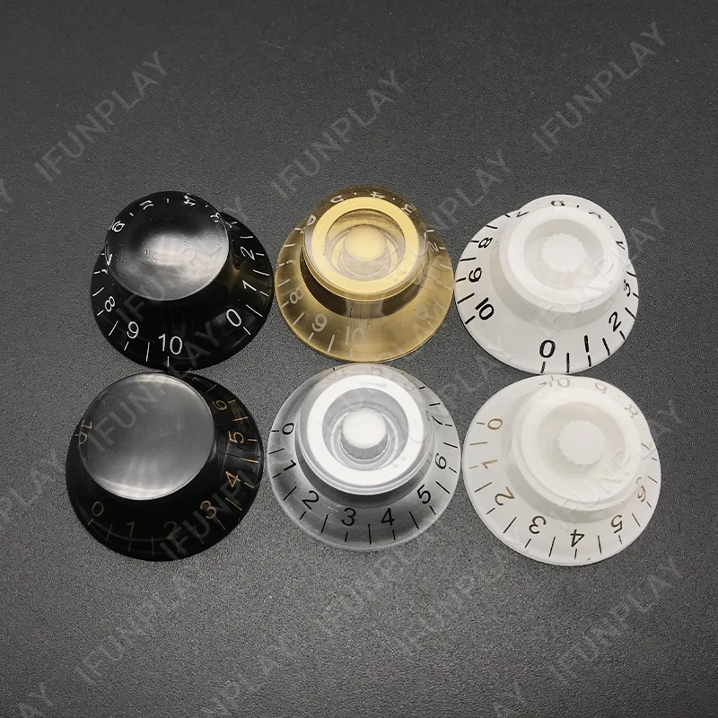 12pcs LP Guitar Knobs Straight Volume Tone Speed Control Knob for Guitar Replacement Electric Guitar Parts & Accessories