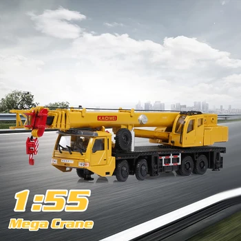 1:55 Mega Lifter Crane Toy Diecast Models with 360 Degress Rotate Work Platform & 4 Front Wheel Steering Alloy Construction Cars
1:55 Mega Lifter Crane Toy Diecast Models with 360 Degress Rotate Work Platform & 4 Front Wheel Steering Alloy Construction Cars