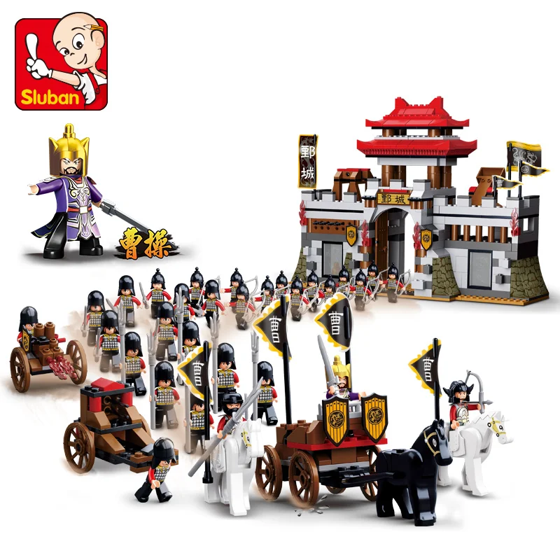 SLUBAN 0578 Sluban Romance Of The Three Kingdoms Building Block Brick Set Castle War DIY Eductional Kids Toys For Children
SLUBAN 0578 Sluban Romance Of The Three Kingdoms Building Block Brick Set Castle War DIY Eductional Kids Toys For Children