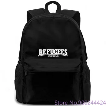 REFUGEES WELCOME III - Demonstration Left Party Wing Pro Asylum Men Printed backpack
REFUGEES WELCOME III - Demonstration Left Party Wing Pro Asylum Men Printed backpack
