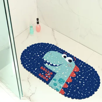 Household bathroom mat modern cartoon dinosaur pattern eco-friendly PVC suction cup fixed non-slip bath mats bathtub floor mat
Household bathroom mat modern cartoon dinosaur pattern eco-friendly PVC suction cup fixed non-slip bath mats bathtub floor mat