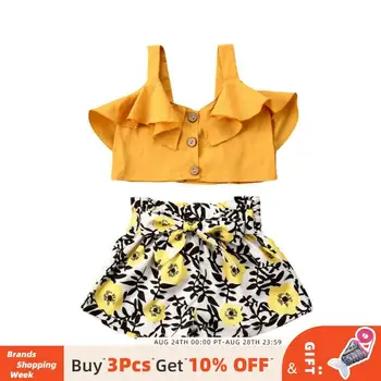 Bear Leader New Baby Girls Clothes Button Top Printed Shorts 2PCS Outfits Set Floral Printed Clothing Sets Summer Girls Outfits
Bear Leader New Baby Girls Clothes Button Top Printed Shorts 2PCS Outfits Set Floral Printed Clothing Sets Summer Girls Outfits