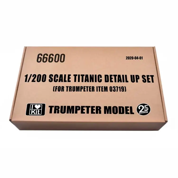 Набор деталей TRUMPETER в масштабе 66600, 1/200 Титаник [для TRUMPETER ITEM 03719
Набор деталей TRUMPETER в масштабе 66600, 1/200 Титаник [для TRUMPETER ITEM 03719