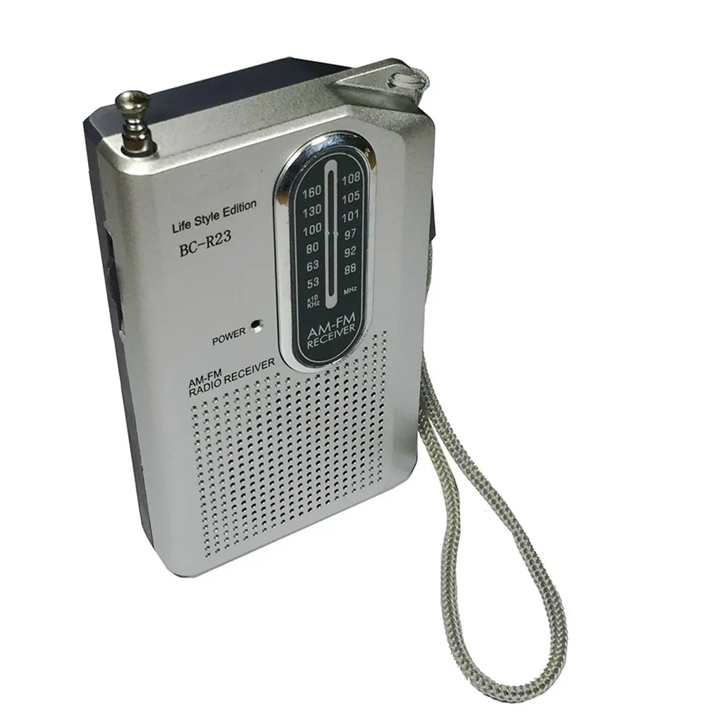 Mini BC-R23 AM FM Radio Receiver Pocket Portable Battery Operated Music Player Gifts
Mini BC-R23 AM FM Radio Receiver Pocket Portable Battery Operated Music Player Gifts