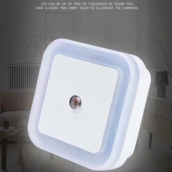 Light Sensor Control Night Light Mini Lamps EU US Plug-in Auto Sensor Control LED Square Light Lamp for Bedroom#20
Light Sensor Control Night Light Mini Lamps EU US Plug-in Auto Sensor Control LED Square Light Lamp for Bedroom#20
