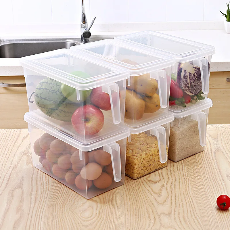 Refrigerator Storage Box Kitchen with Lid Storage Box Drawer Storage Box Transparent Rectangular Freshness Box Sealed Plastic
Refrigerator Storage Box Kitchen with Lid Storage Box Drawer Storage Box Transparent Rectangular Freshness Box Sealed Plastic