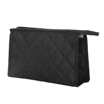 Classic Design Rhombus Printed Zipper Rectangular Cosmetic Purse Bag Makeup Organizer Black M Size
Classic Design Rhombus Printed Zipper Rectangular Cosmetic Purse Bag Makeup Organizer Black M Size