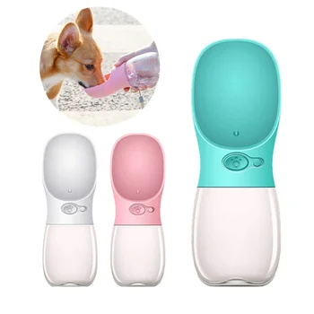 

350ML 480ML 550ML Portable Pet Dog Water Bottle Travel Puppy Cat Drink Bowl Outdoor Outside Pet Feeder Dispensador Agua Perro