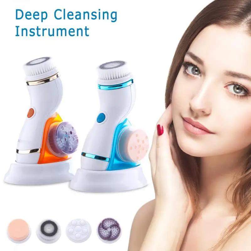 3D 4 In 1 Sonic Electric Facial Cleanser Peeling Pore Facial Massager Ultrasonic Skin Scrubber Anti Aging Face Cleaning Brush
3D 4 In 1 Sonic Electric Facial Cleanser Peeling Pore Facial Massager Ultrasonic Skin Scrubber Anti Aging Face Cleaning Brush
