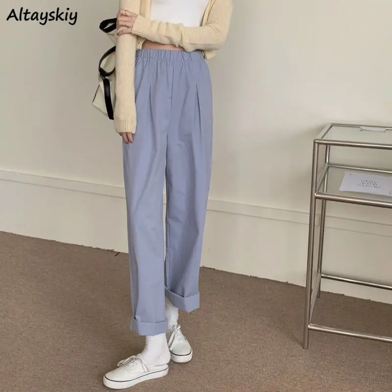 Pants Women Empire All-match Fashion Soft Streetwear Clothing Simple BF Korean Solid Full-length Summer Thin Casual Quick-drying
Pants Women Empire All-match Fashion Soft Streetwear Clothing Simple BF Korean Solid Full-length Summer Thin Casual Quick-drying