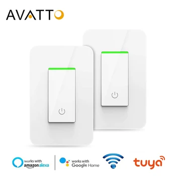 AVATTO Wifi Smart Light Switch,Remote Voice Control US Standard Switch,Tuya Smart Life APP work with Alexa Echo Google Home
AVATTO Wifi Smart Light Switch,Remote Voice Control US Standard Switch,Tuya Smart Life APP work with Alexa Echo Google Home