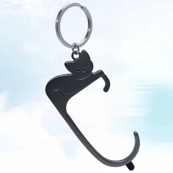 No Touch Opener Keyring Pendant Simulation Key Shape Stylus Pen Door Open Pen No-touch Elevator Press for Outdoor Door (Black)
No Touch Opener Keyring Pendant Simulation Key Shape Stylus Pen Door Open Pen No-touch Elevator Press for Outdoor Door (Black)