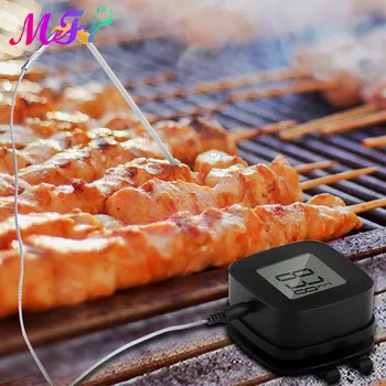 Digital BBQ Wireless Thermometer Kitchen Oven Food Cooking Grill Smoker Meat Thermometer Sensor Probe Timer Alarm For Phone
Digital BBQ Wireless Thermometer Kitchen Oven Food Cooking Grill Smoker Meat Thermometer Sensor Probe Timer Alarm For Phone