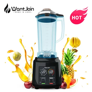 

WantJoin 2L High Duty Commercial Blender Professional Mixer Grade Juicer Maker CE High Power Food Processor Ice Smoothie Machine